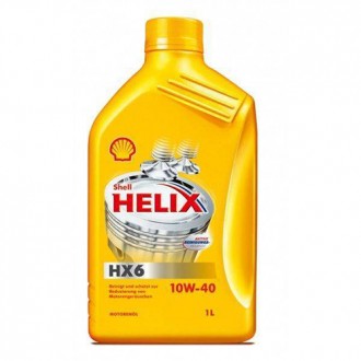 Масло моторное минеральное "HELIX HX6 10W-40", 1л
