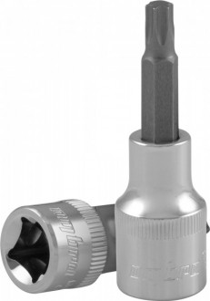 Насадка торцевая 1/2"DR с вставкой-битойTORX®, Т25, 100 мм